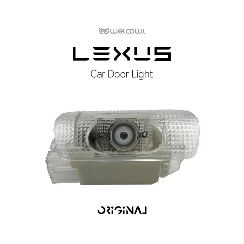 GPRGIT 2pcs Car Door Light for Lexus ES IS LX RX GS GX LC RC UX LS Laser Decor Lamp Glass Projection HD LED