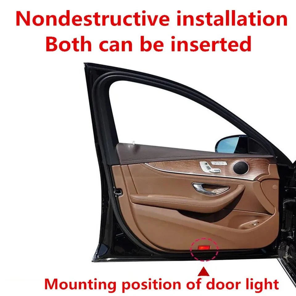 GPRGIT Mercedes Benz S Class Maybach LED Laser Door Logo Projector Welcome Light 12V
