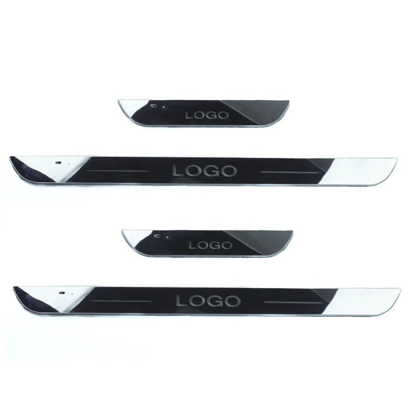 GPRGIT Wireless LED Illuminated Logo Welcome Door Sill Scuff Plate Light 5.1V