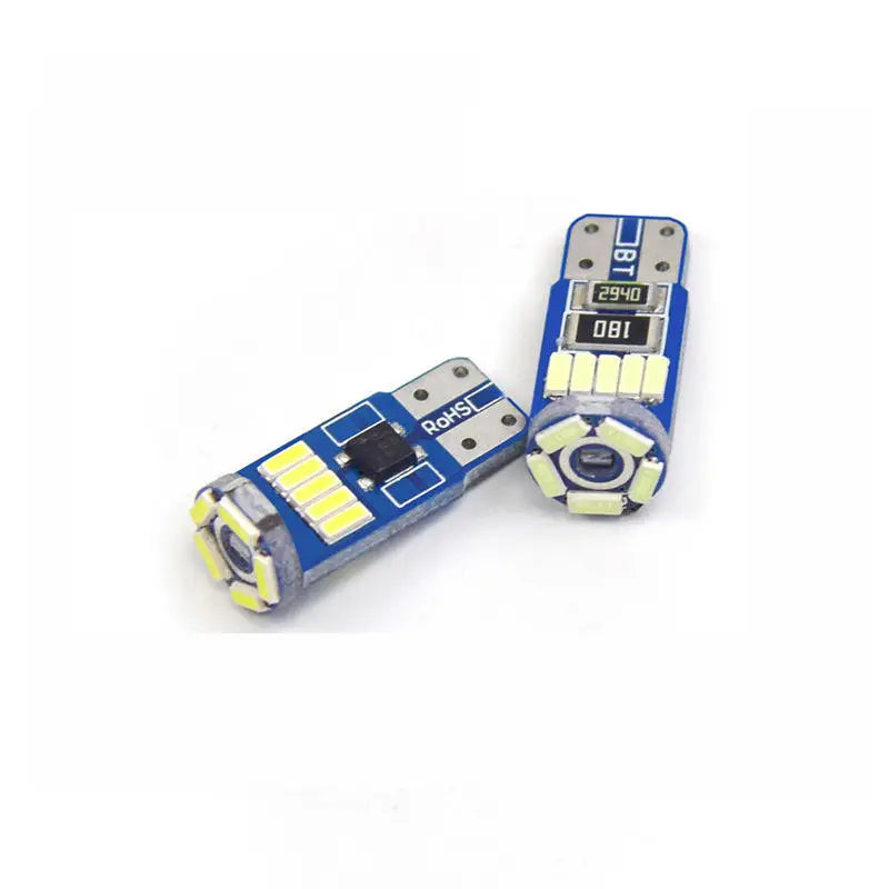 GPRGIT Car LED Wide Light Reading Lights T10 4014 15SMD W5W License Plate Light Door Taillight