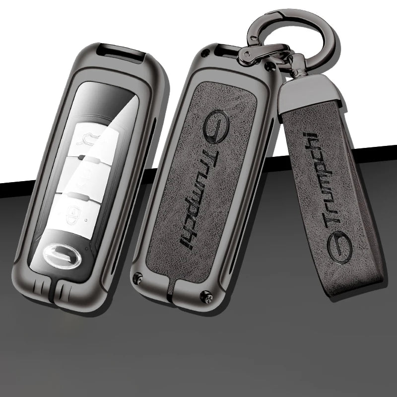 GPRGIT Zinc Alloy Leather Car Key Case Cover for GAC Trumpchi GS GA3 GA3S GA5 GA6 GS4 GS8 GS5 GS3 GA4
