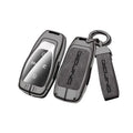 GPRGIT Zinc Alloy Leather Remote Car Key Case Cover Shell for BEIJING X7 EX3 U5 EU5 U7 BJ 40 BJ 80
