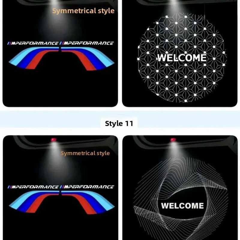 Suitable for BMW dynamic door welcome light 3GT 5 Series 1/4 Series 7x1 x2x3 x5 x6 530 projection light