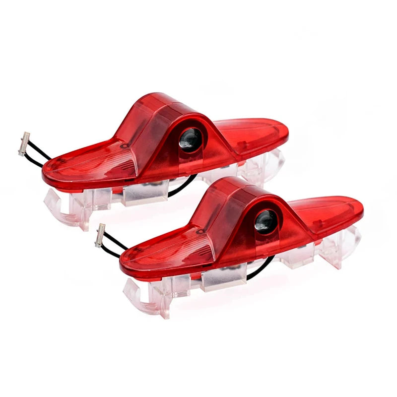 GPRGIT 2Pcs LED Car Door 3D Ghost Shadow Projector Courtesy Light for Renault Koleos 2009-2022