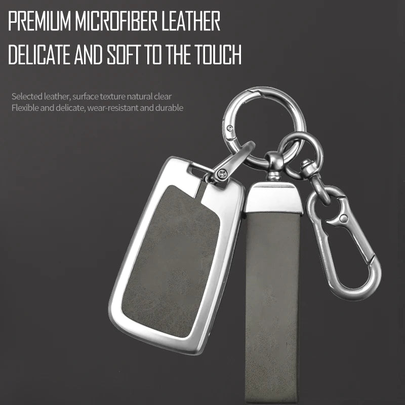 GPRGIT Car Key Case Cover for VW Volkswagen Golf 7 MK7 Tiguan MK2 T-roc T-cross Skoda Octavia Kodiaq Karoq Seat Ateca Leon