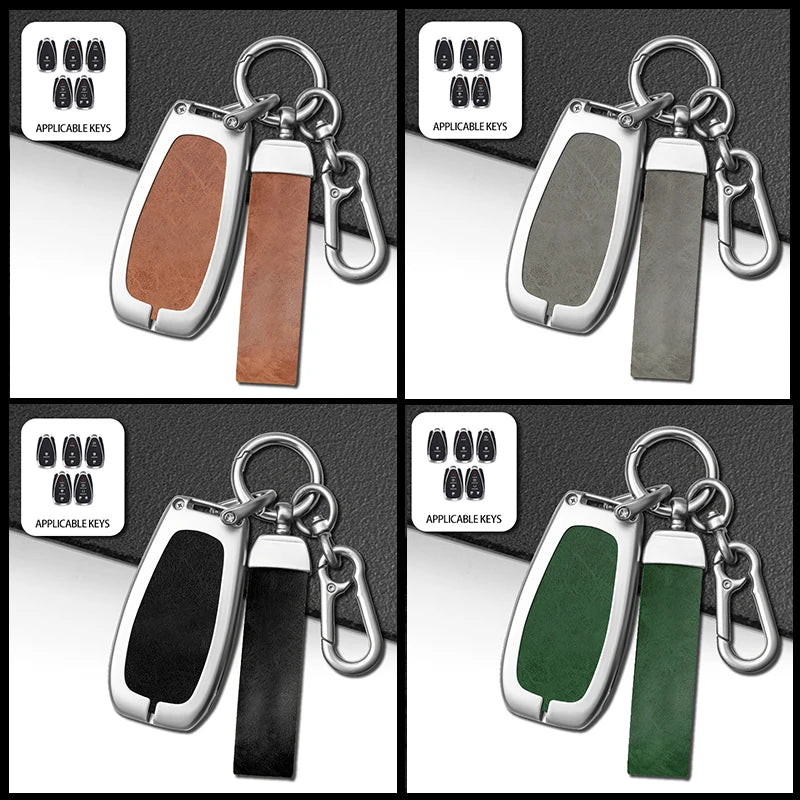 GPRGIT Car Key Case for Chevrolet Chevy Camaro Cruze Malibu Trax Equinox Onix Blazer Traverse Monza Orlando Alloy