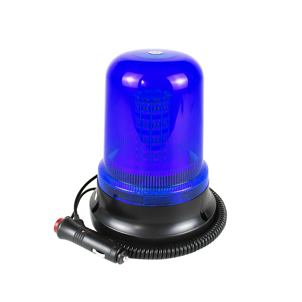 New 80 LED Strobe Beacon Light for Forklift Emergency Warning Flashing Construction Vehicles with Magnet and Rotating Lamp