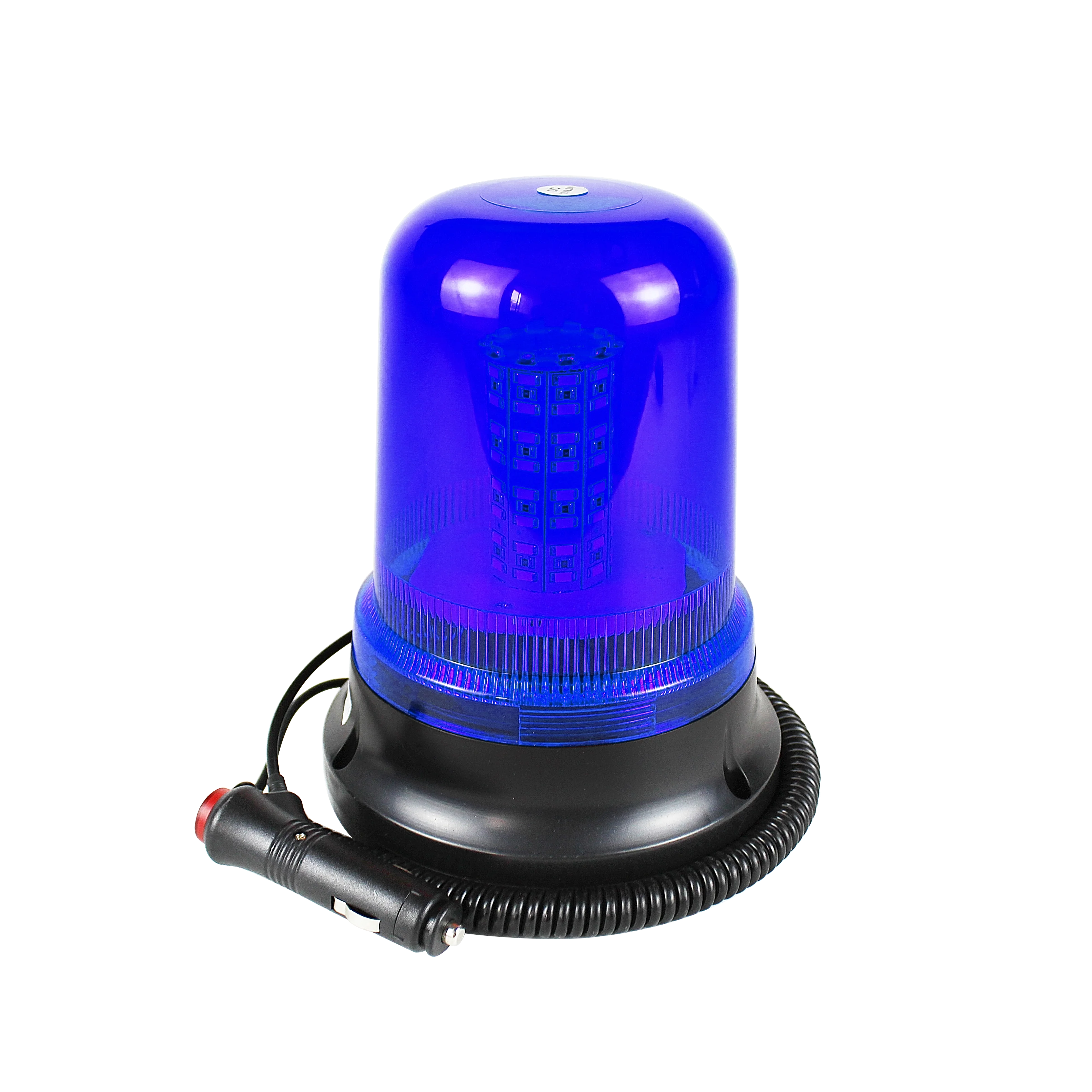 New 80 LED Strobe Beacon Light for Forklift Emergency Warning Flashing Construction Vehicles with Magnet and Rotating Lamp