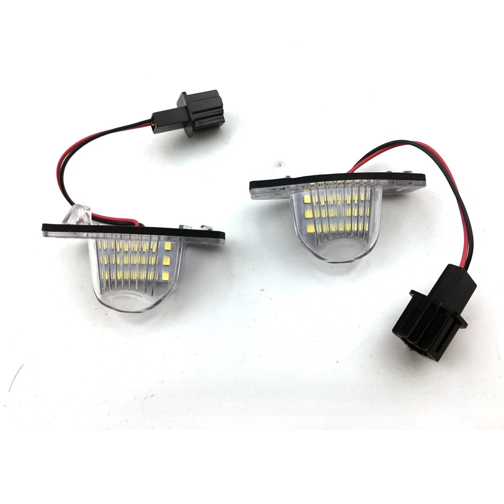 GPRGIT LED License Plate Light Bulbs for Honda Jazz Odyssey Stream Insight CR-V FR-V Crosstour HR-V 12V 6500K