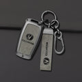GPRGIT Zinc Alloy Car Key Case Cover for Changan CS75 CS15 Benni EV E-Star 2023 3 Buttons Leather