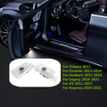 GPRGIT LED Car Door Interior Courtesy Ghost Shadow Welcome Light Accessories for Subaru Forester Outback Legacy Impreza Tribeca XV