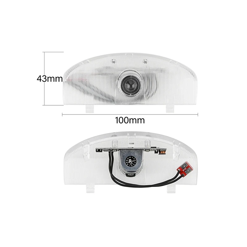 GPRGIT Full Decoding Car Door Logo Light 12V for Mazda / Mitsubishi Pajero/Grandis