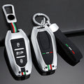 GPRGIT Metal Car Key Case Cover for Peugeot 308, 408, 508, 2008, 3008, 4008, 5008, Citroen C4, DS3, DS4, DS5