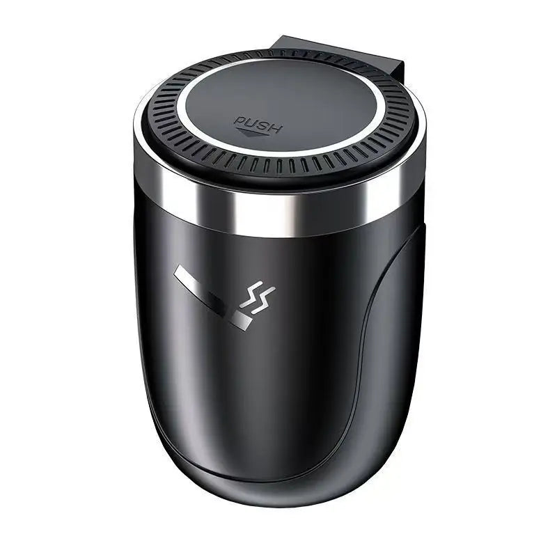 GPRGIT Portable Car LED Ashtray Universal Auto Ashtray Cigarette Ash Holders Cup Car Interior Decor Smokeless Auto Holder Box