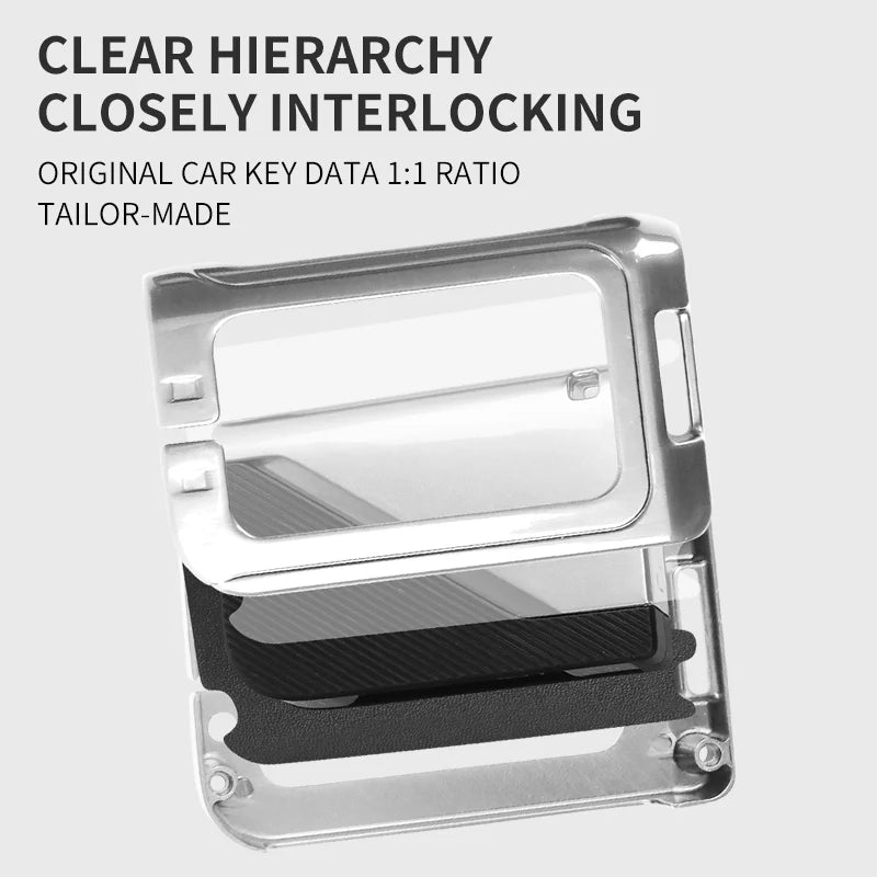GPRGIT Zinc Alloy Leather Car Key Case for LYNK&CO 05 09 01 06 02 03 Remote Cover Shell Keychain Holder Fob