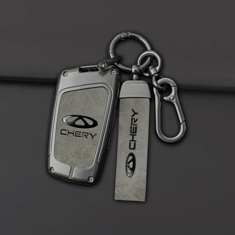 GPRGIT Leather Car Remote Key Case Cover for Chery EQ1 Tiggo 7 Pro 8 PLUS Exeed Tiggo 2 3x Arrizo 5 Pro Gx 5x EQ7 Tiggo 4 Accessories