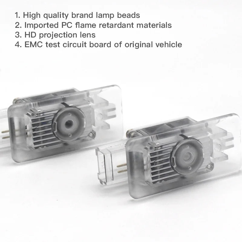 GPRGIT Welcome Car Door Light for BMW 1 2 4 3 Series Z4 X1 X3 X4 M3 M2 M4 F44 G20 G21 G28 Projector Lamp HD LED Glass