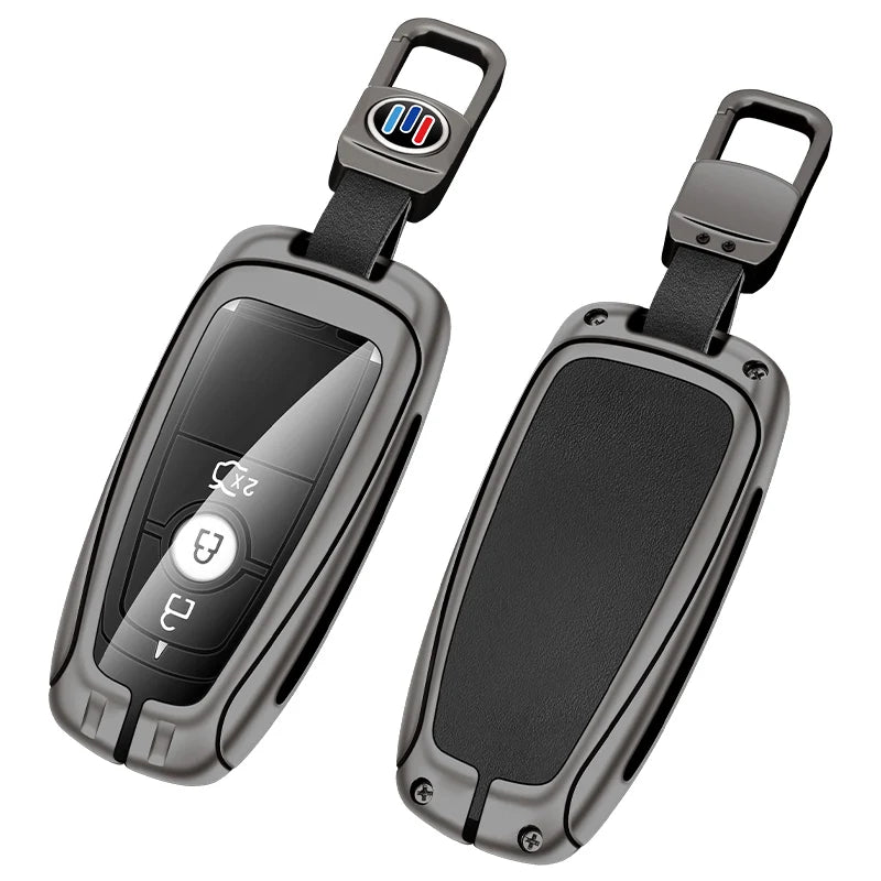 GPRGIT Zinc Alloy Car Remote Key Case for Ford Raptor F150 Remote Control Protector for Ford F-150 RAPTOR Car Key Cover Car Accessories