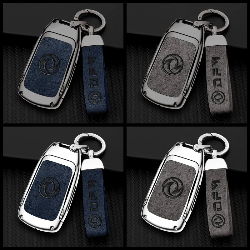 GPRGIT Zinc Alloy Car Key Case Shell Cover for Dongfeng Scenery 580 Fengshen AX7 Yixuan Max Accessories