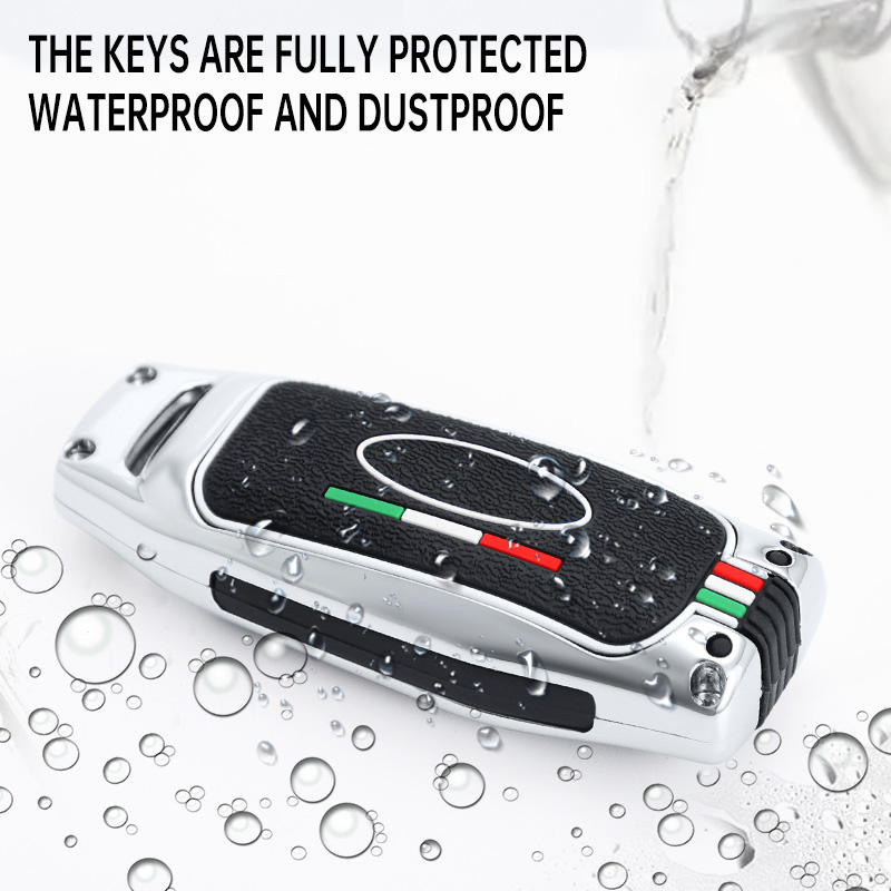 GPRGIT Zinc Alloy Car Key Cover Case for Ford Focus 3/4 ST, Mondeo MK5, Mustang, F-150, Explorer, Edge, Kuga MK3