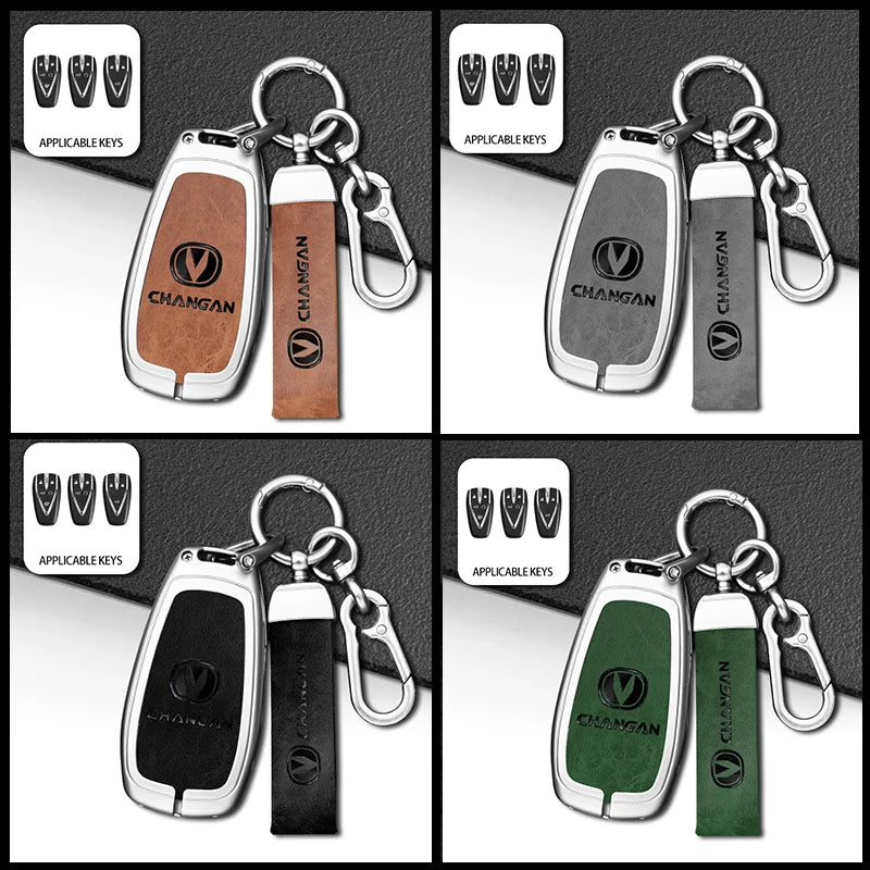 GPRGIT Car Remote Key Cover Case for Changan CS35 Plus CS55 Plus CS75 Plus UNI-K UNI-T UNI-V Eado