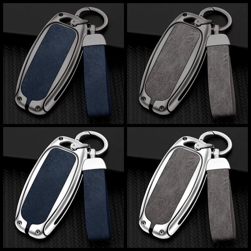 GPRGIT Car Custom Logo Metal Car Key Case Cover for Nissan Qashqai X-Trail T32 T31 Juke J10 J11 Kicks Tiida Pathfinder Note Accessories