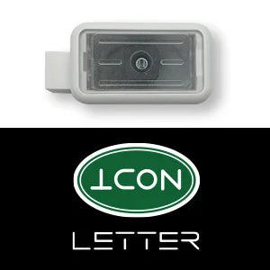 GPRGIT Car Door Welcome Light for Land Rover Discovery 3/4/Evoque Laser Decor HD LED Lamp Glass Lens 12V