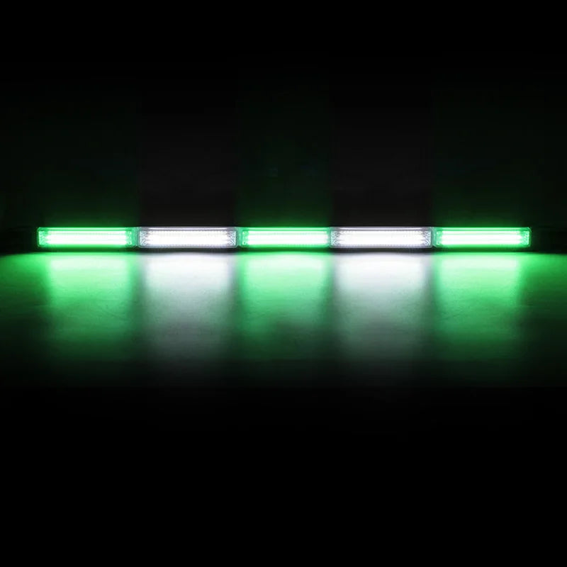 29inch Vehicles COB Warning Strobe Lightbar Multicolor Flashing DRL Lights Bar LED Flash Emergency Work Lights for Trucks
