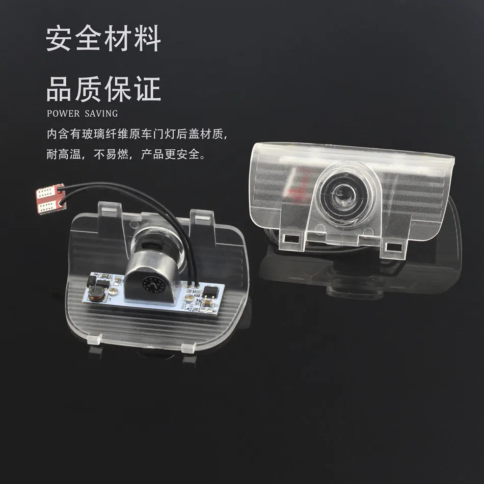 GPRGIT 12V 5W Car Door LED Logo Lights Laser Projector for CR-Z 2010-2021 HD Welcome Logo Lamp