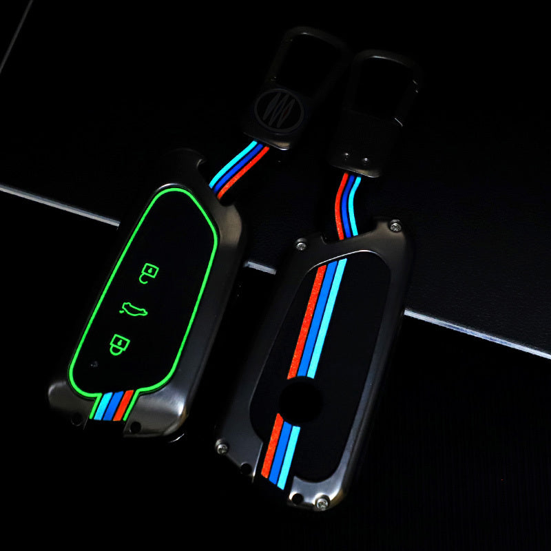 GPRGIT Zinc Alloy Auto Car Accessories for VW Golf 8 MK8 2020 for Skoda Octavia Key Protective Case Cover
