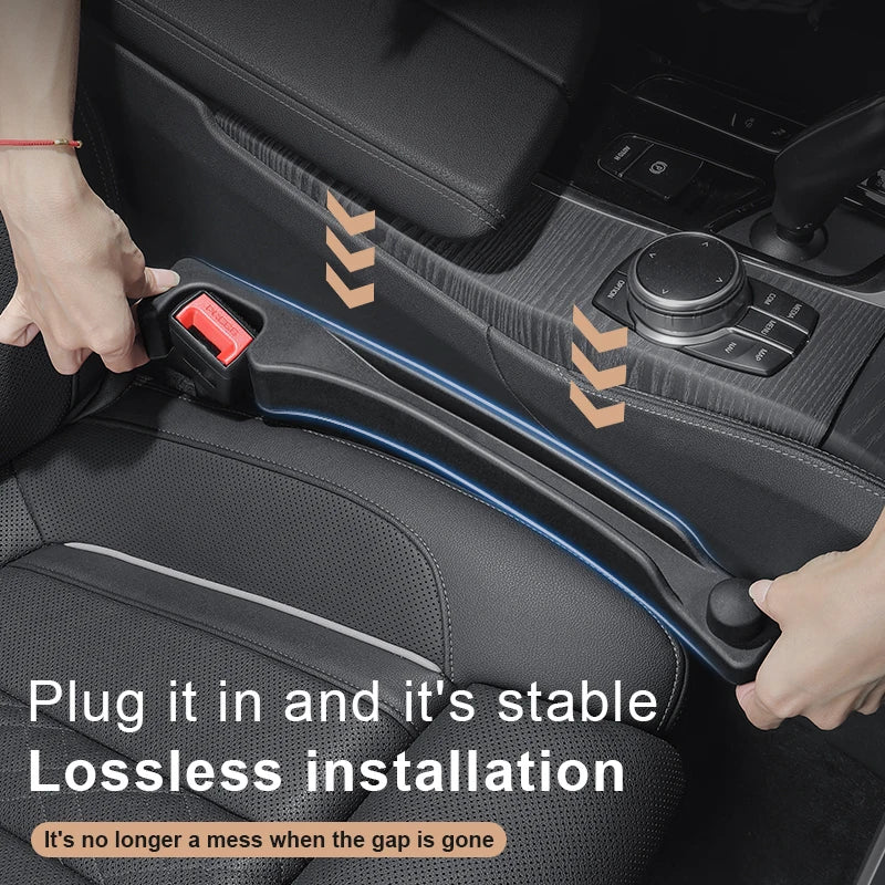 GPRGIT Universal Car Seat Seam Filler Organizer 2-Piece PU