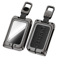 GPRGIT Zinc Alloy Leather Car Key Case for LYNK&CO 05 09 01 06 02 03 Remote Cover Shell Keychain Holder Fob