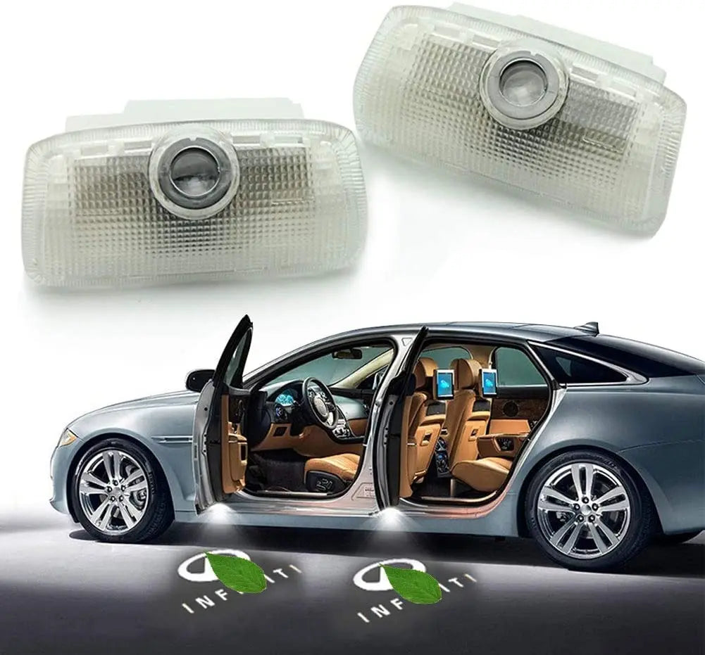 GPRGIT LED Car Logo Lights Ghost Light Door Light Projector Welcome Accessories Emblem Lamp for Infiniti