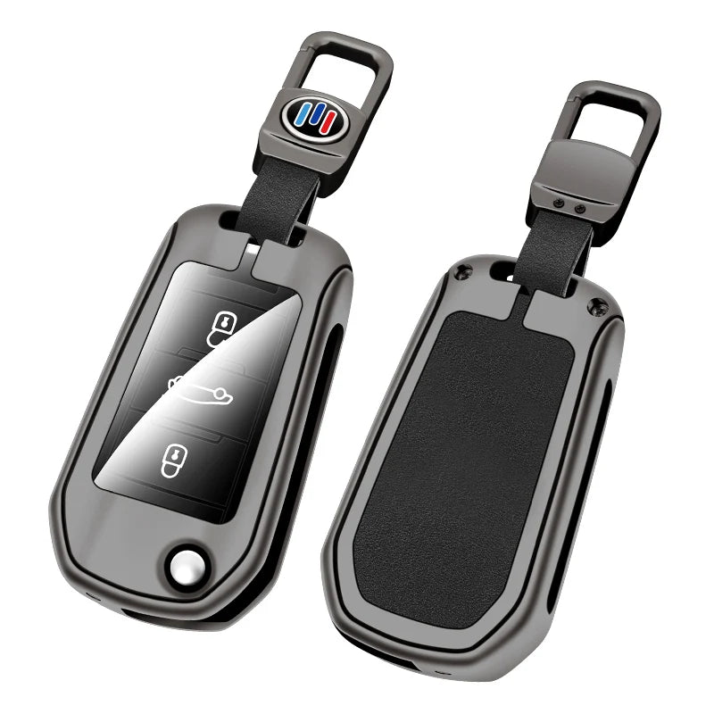 GPRGIT Car Key Case Cover for Peugeot 208 3008 308 508 408 2008 307 4008 2013 301 Protector Keyless