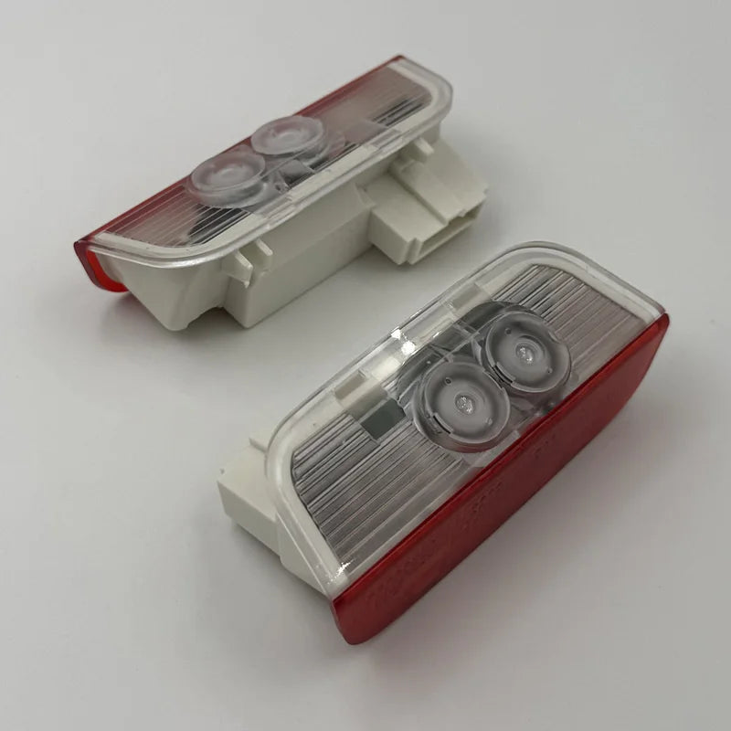 GPRGIT 2pcs Car Door Light for Cayenne Macan 718 991 Turbo GTS Cayman Boxster Dual Lens Dynamic HD LED Lamp Laser Decor Projector