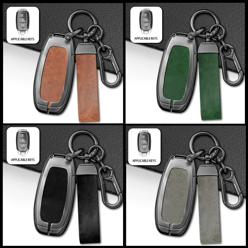 GPRGIT Car Remote Key Cover Case for Hyundai Palisade Limited 2020 SEL 2023 Elantra Sel Santa Fe Veloster Santa Fe Kona