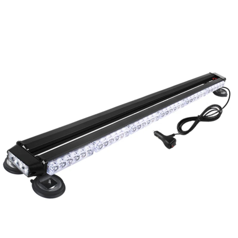 96cm 4-side Automotive 78w Led Rooftop Strobe Warning Light Bar Emergency Lights With Magnetic Mount 12v-24v For Truck/pickup