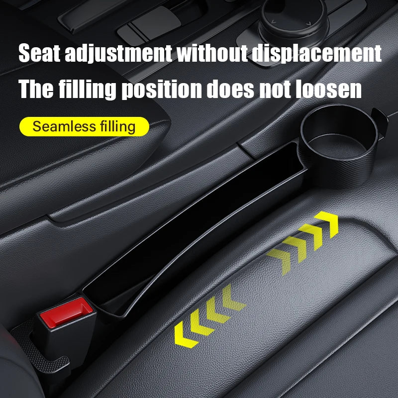 GPRGIT Car Seat Gap Storage Box Spacer Filler for Vehicle Cup Holder Organizer Decorative Accessory