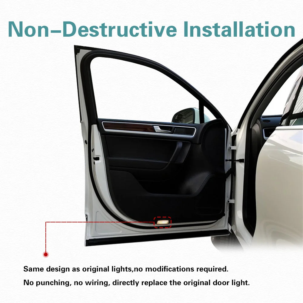 GPRGIT LED Car Door Projector Logo Light for Infiniti EX QX Q M FX G Series 5W 12V