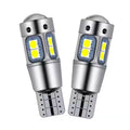 GPRGIT T10 W5W 168 194 LED Bulb White 3030 10SMD 12V Non-polar Canbus No Error Wedge LED Light