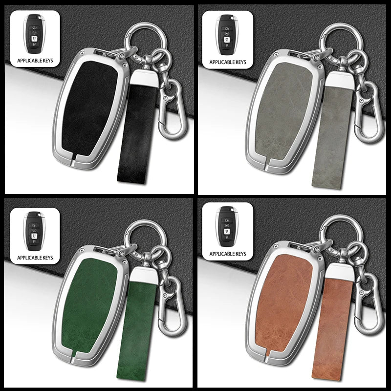 GPRGIT Car Key Case Remote Shell for Lincoln Continental MKC MKZ Navigator 2017 2018 2019 Alloy