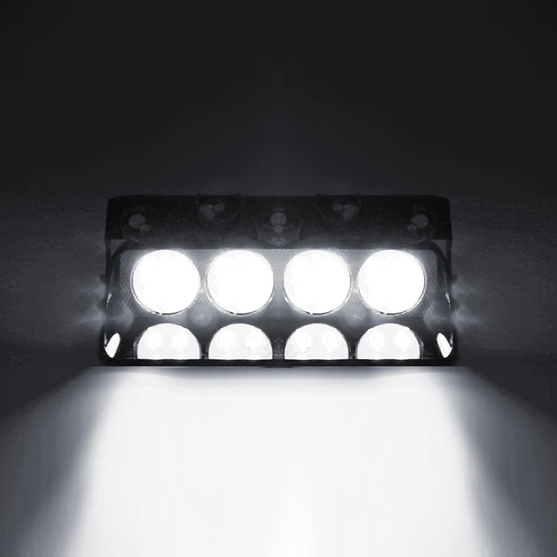 16W Vehicle LED Warning Light Dash Deck Signal Lamps Flash Dash Emergency Flashing Windshield Strobe Light 12V