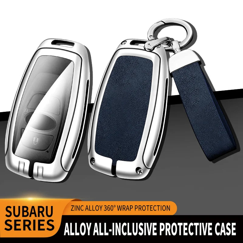 GPRGIT New Car Custom Logo Alloy Key Case Cover for Subaru BRZ XV SV Forester Legacy Outback Crosstrek Impreza WRX Ascent Accessories