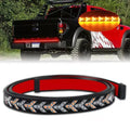 GPRGIT 12V RGB LED Tail Light Strip 9W Silicone Brake Turn Signal for Truck Pickup