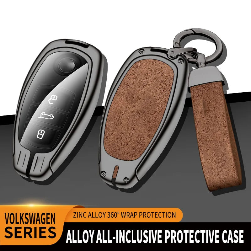 GPRGIT Car Remote Key Cover Case Shell for VW Volkswagen Touareg 2013-2021