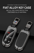GPRGIT Zinc Alloy Car Key Case for Dodge RT Challenger Charger Journey RAM Remote Control Protector for DODGE R/T Car Key Cover