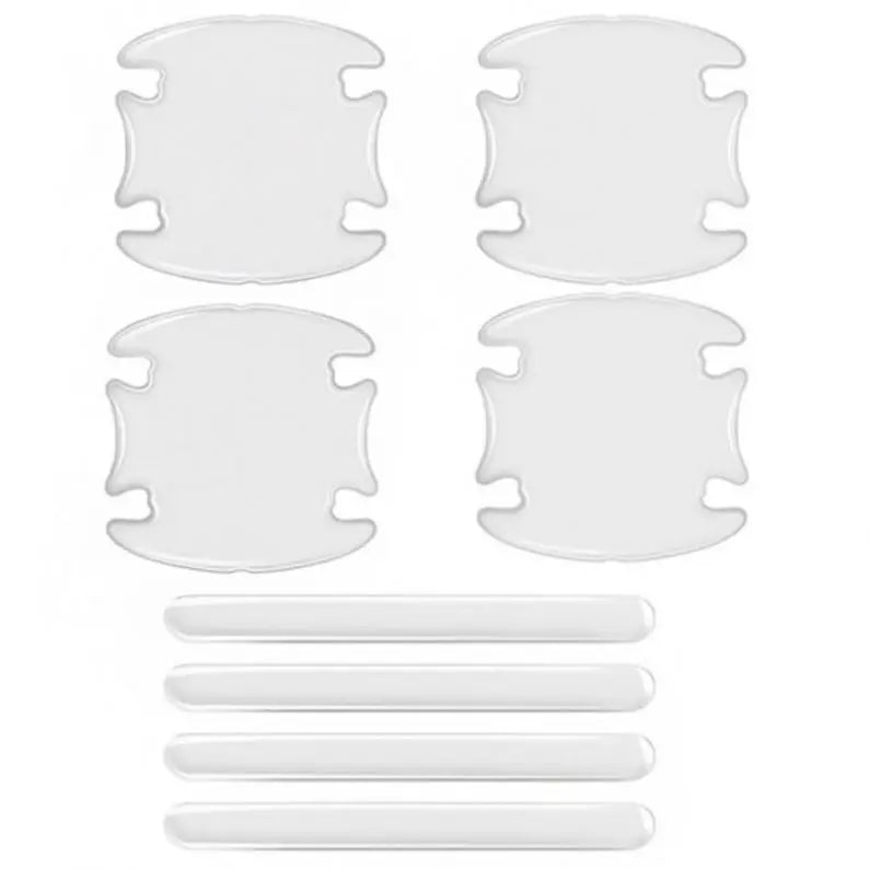 GPRGIT Universal Car Door Bowl Film - Anti-Scratch Protector for Door Handle / Mirror / Wheel