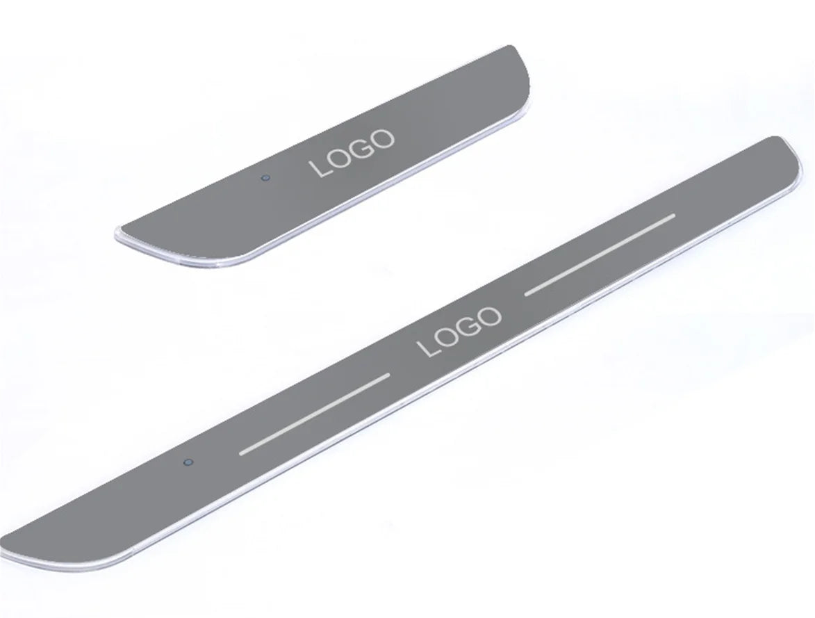 GPRGIT Wireless LED Illuminated Logo Welcome Door Sill Scuff Plate Light 5.1V