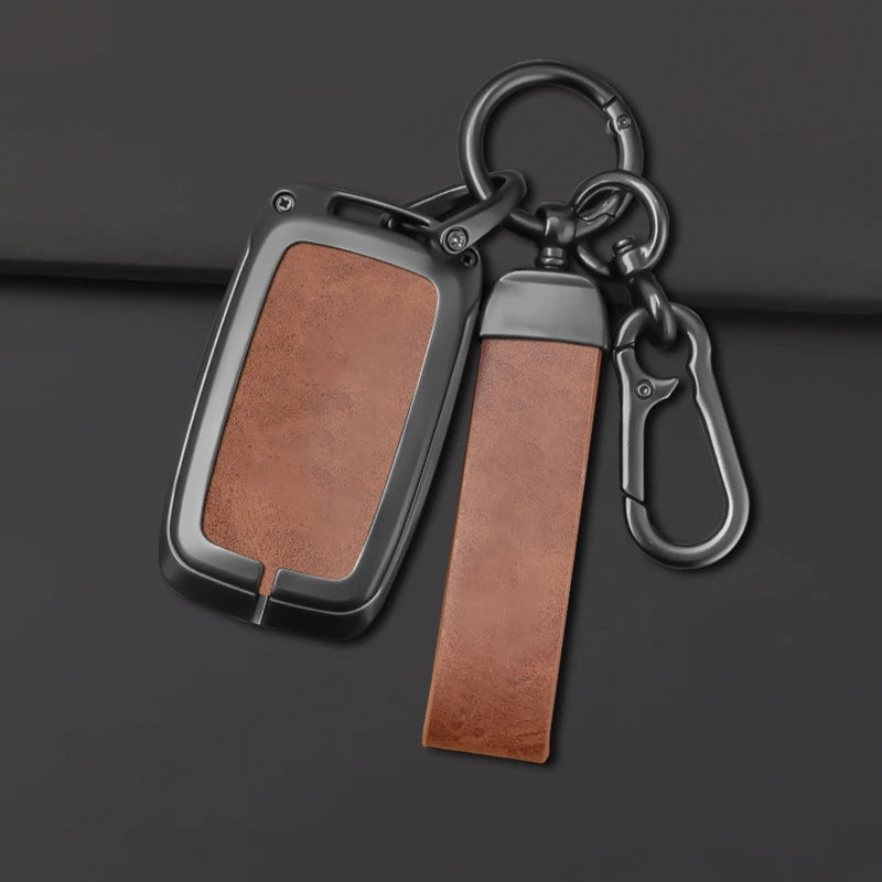 GPRGIT Car Key Case Cover for Volkswagen VW POLO Tiguan Passat B5 B6B7 Golf EOS Scirocco Jetta MK6 2021 2023 Octavia