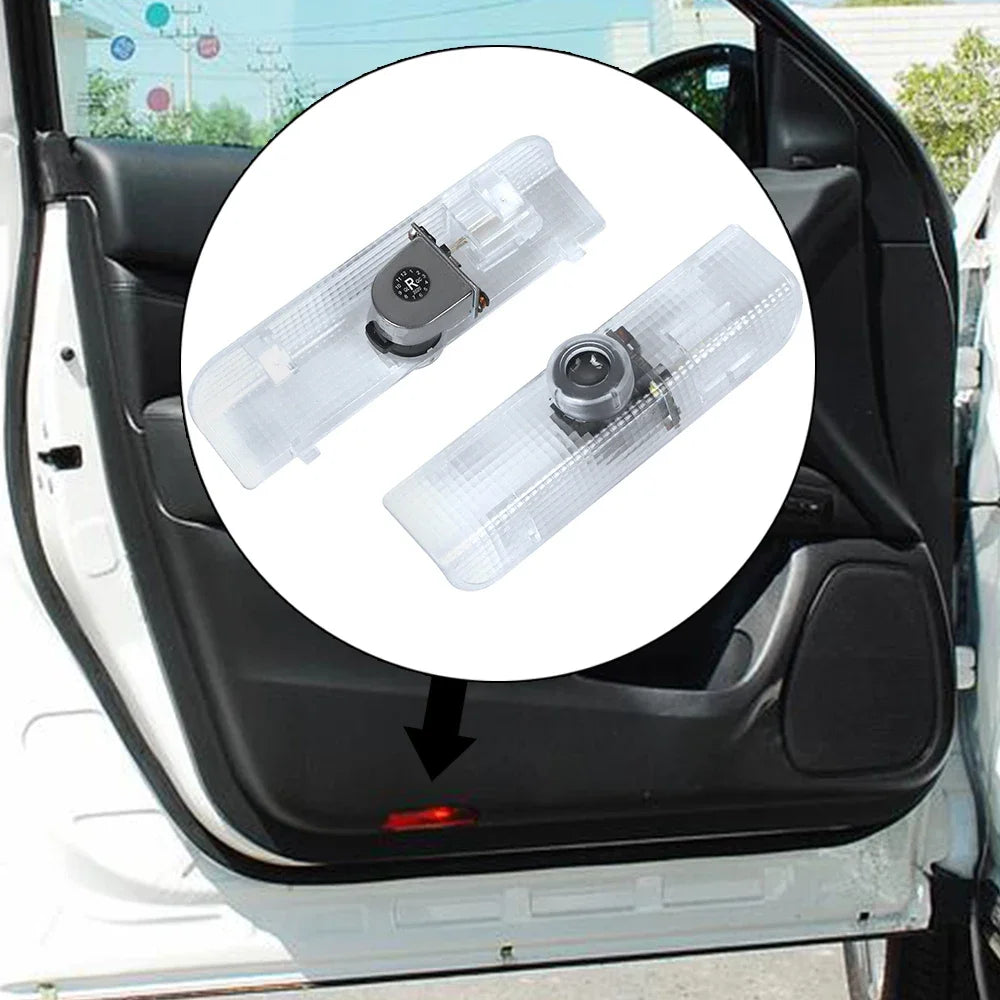 GPRGIT Car Door Welcome Laser Projector Logo Ghost Shadow LED Light for Nissan Titan Teana Altima Coupe Sedan Armada Maxima